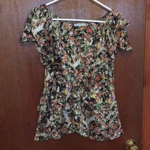 Feminine “silk” top